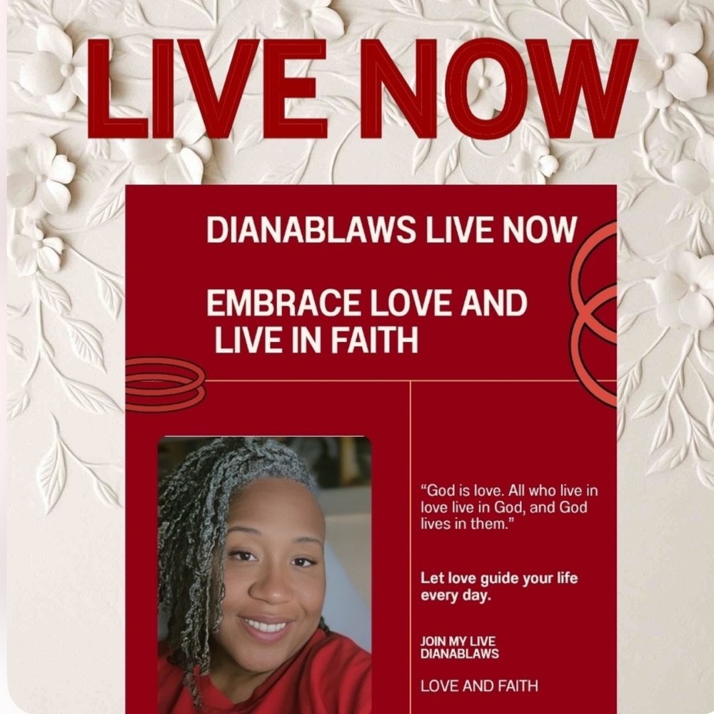 @DianaBLaws is LIVE!! Join the PARTY ♥️